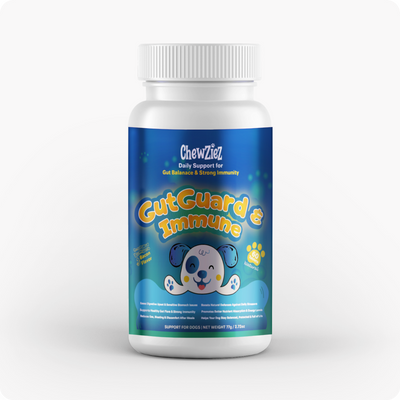GutGuard & Immune | Dog Probiotic Tablets for Gut & Digestive Health